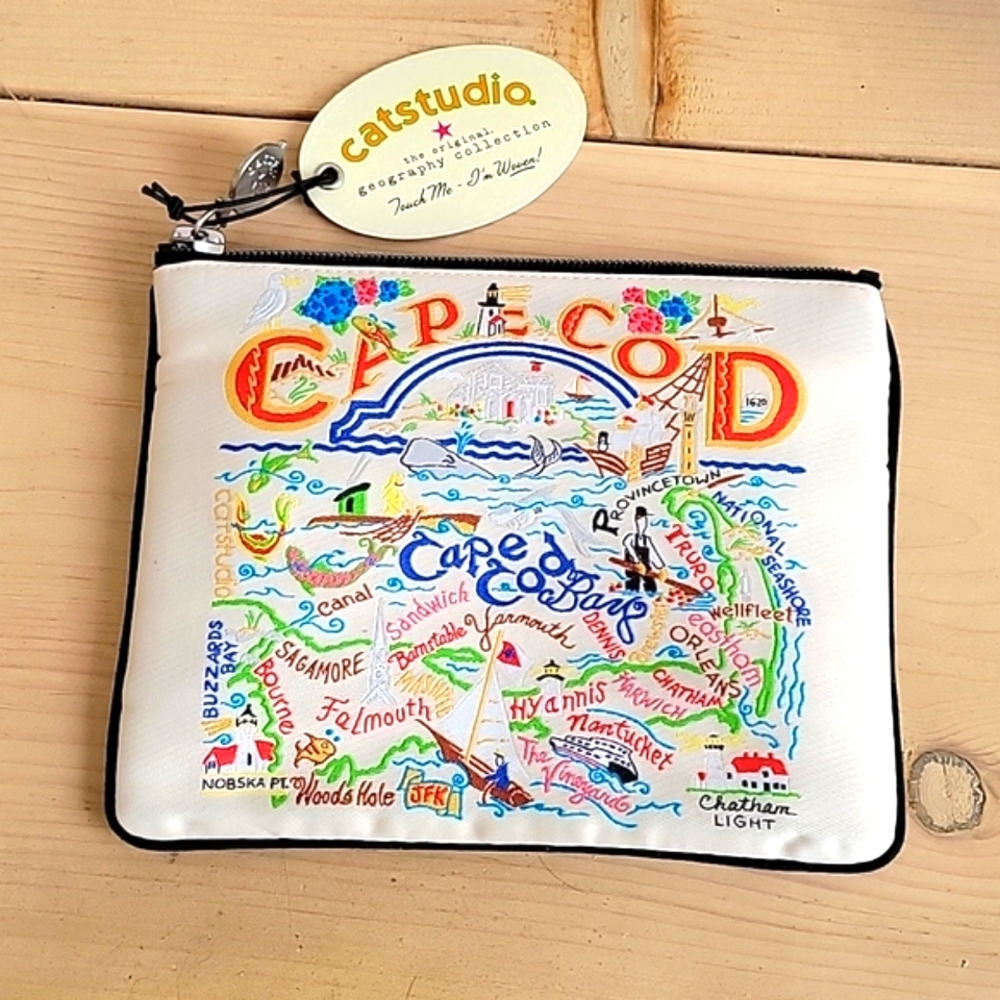 Catstudio Woven Geography Collection Zippered Pouch
